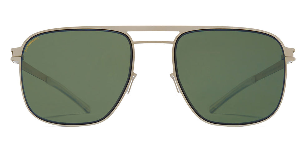 Mykita® ELI MYK ELI Matte Silver/Black / Polarized Pro Green 52 - Matte Silver/Black / Polarized Pro Green Sunglasses