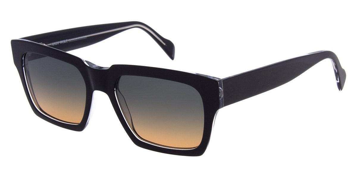 Andy Wolf® Eric Sun ANW Eric Sun 08 54 - Black/Orange Sunglasses