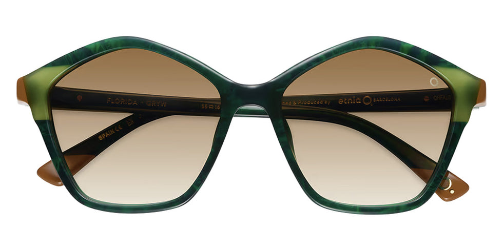Etnia Barcelona® FLORIDA Sunglasses ETB 5 FLORID 55S GRYW - Green