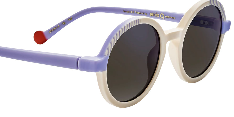 Etnia Barcelona® PANDA SUN Sunglasses ETB 5 PANDA 45S WHPU - White