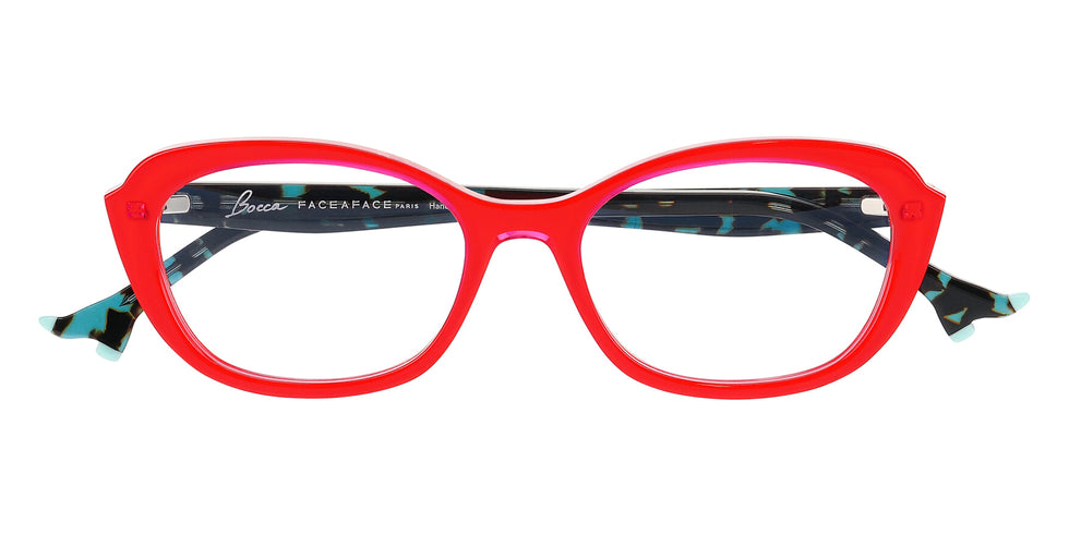 Face A Face® BOCCA PLUM 1 FAF BOCCA PLUM 1 0656 52 - Rose Fushia/Orange (656) Eyeglasses
