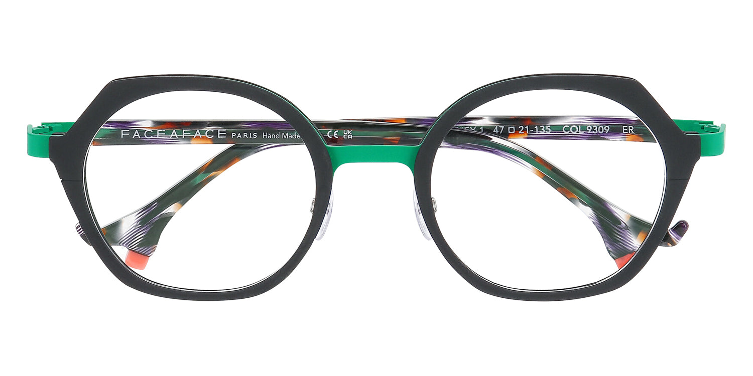 Face A Face® BOCCA SYDNEY 1 FAF BOCCA SYDNEY 1 9309 47 - Kelly Green (9309) Eyeglasses