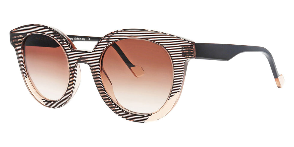 Face A Face® BREAK 2 FAF BREAK 2 4321 48 - Transparent Striped Amber (4321) Sunglasses