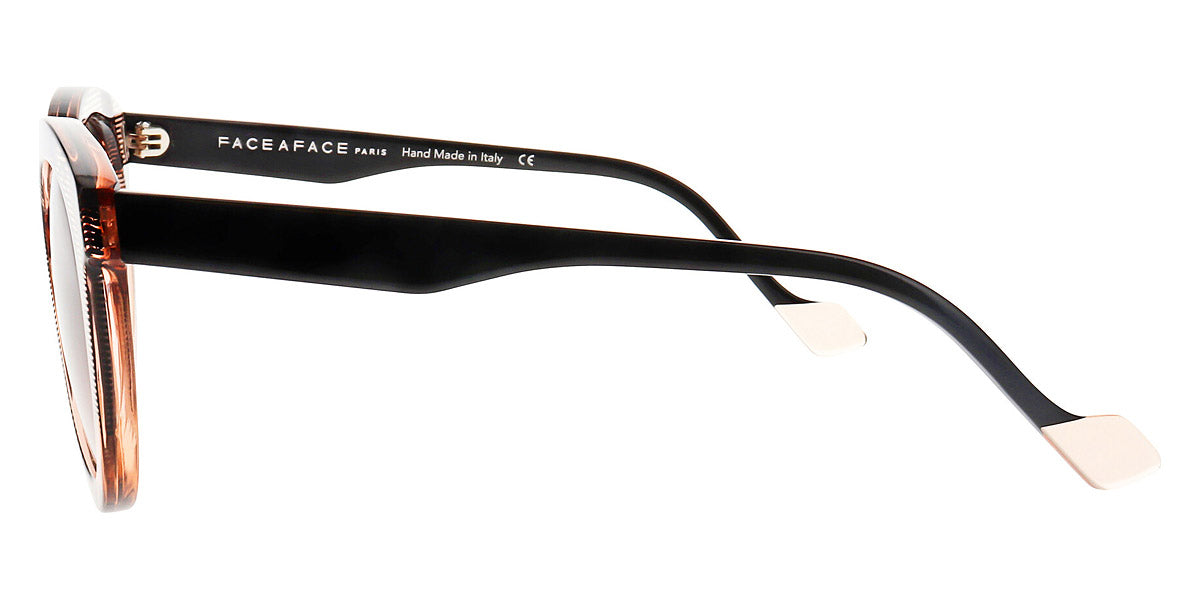 Face A Face® BREAK 2 FAF BREAK 2 4321 48 - Transparent Striped Amber (4321) Sunglasses