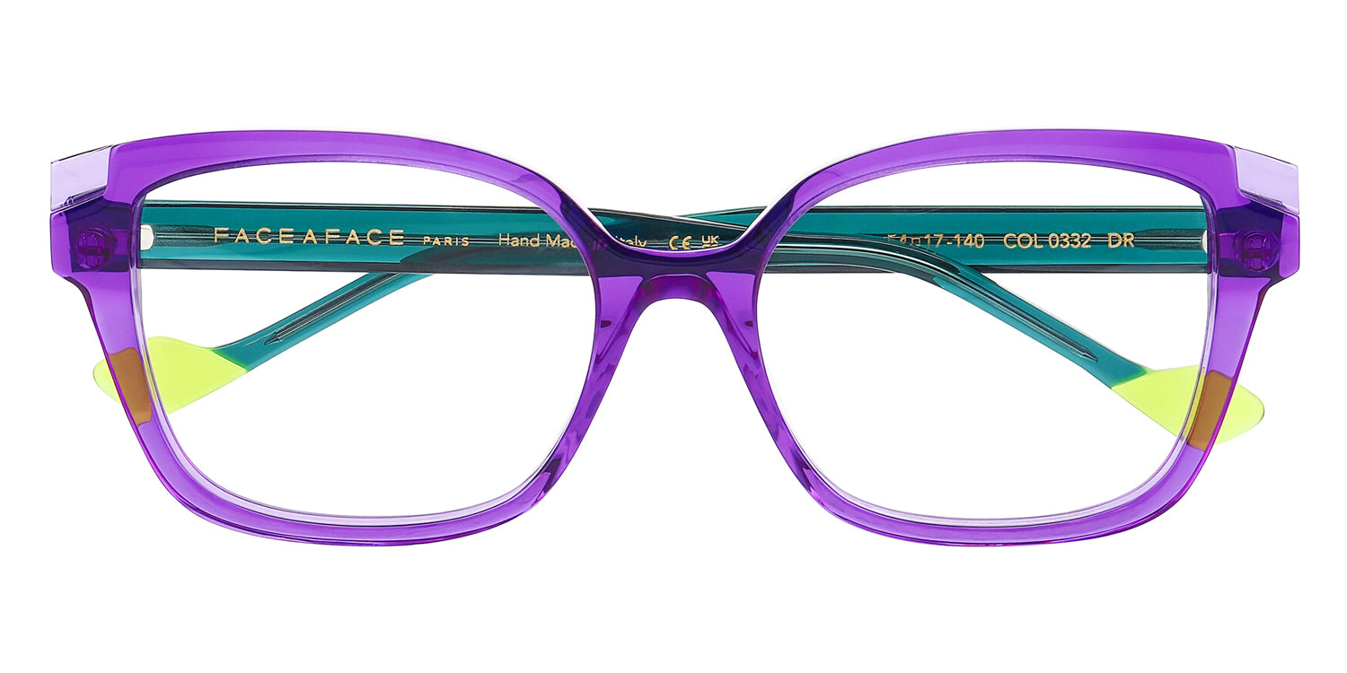 Face A Face® CHROMA 2 FAF CHROMA 2 0332 54 - Transparent Amethyst (332) Eyeglasses