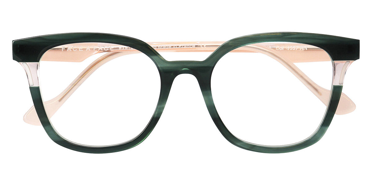 Face A Face® DARIA 1 FAF DARIA 1 4057 50 - Tortoise Green IrisГ© (4057) Eyeglasses