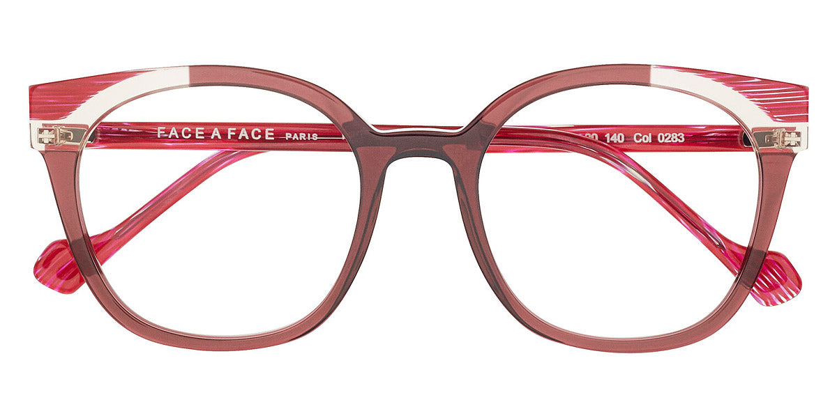 Face A Face® DJAZZ 1 FAF DJAZZ 1 0283 51 - Transparent Eggplant (0283) Eyeglasses