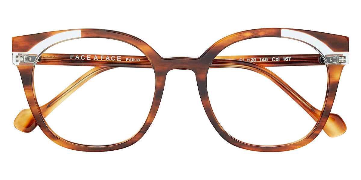 Face A Face® DJAZZ 1 FAF DJAZZ 1 167 51 - Brown Horn (167) Eyeglasses
