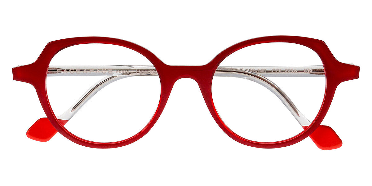 Face A Face® DJUNE 1 FAF DJUNE 1 2216 48 - Red Transparent/Flash Red (2216) Eyeglasses