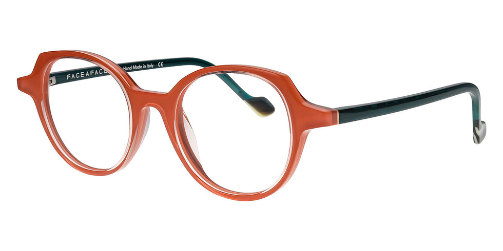 Face A Face® DJUNE 1 FAF DJUNE 1 2527 48 - Opaque Petrol Blue/Pink Blush (2527) Eyeglasses