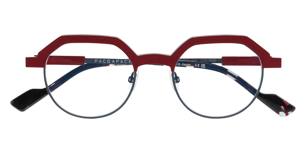 Face a Face® FACTORY 1 Eyeglasses - 0028 - BURGUNDY
