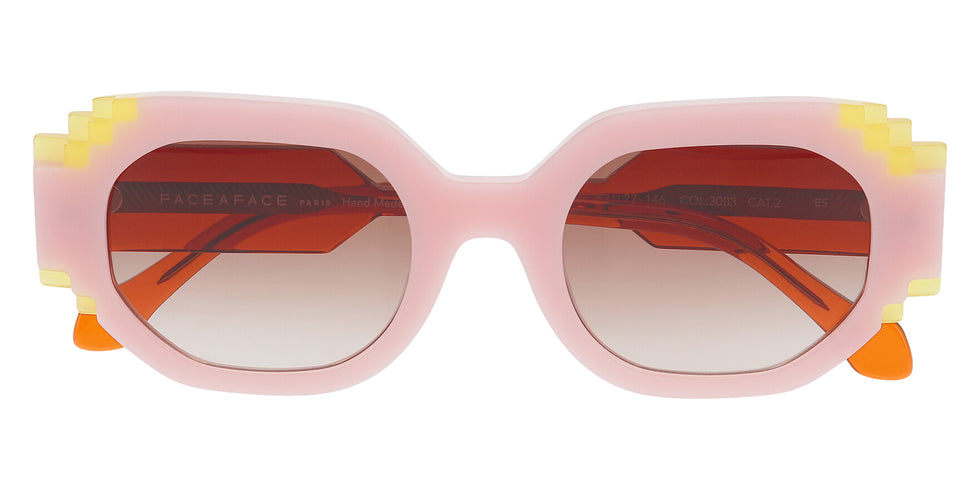 Face a Face® FIZZ 2 Sunglasses - 3003 - OPAQUE CLEAR PINK
