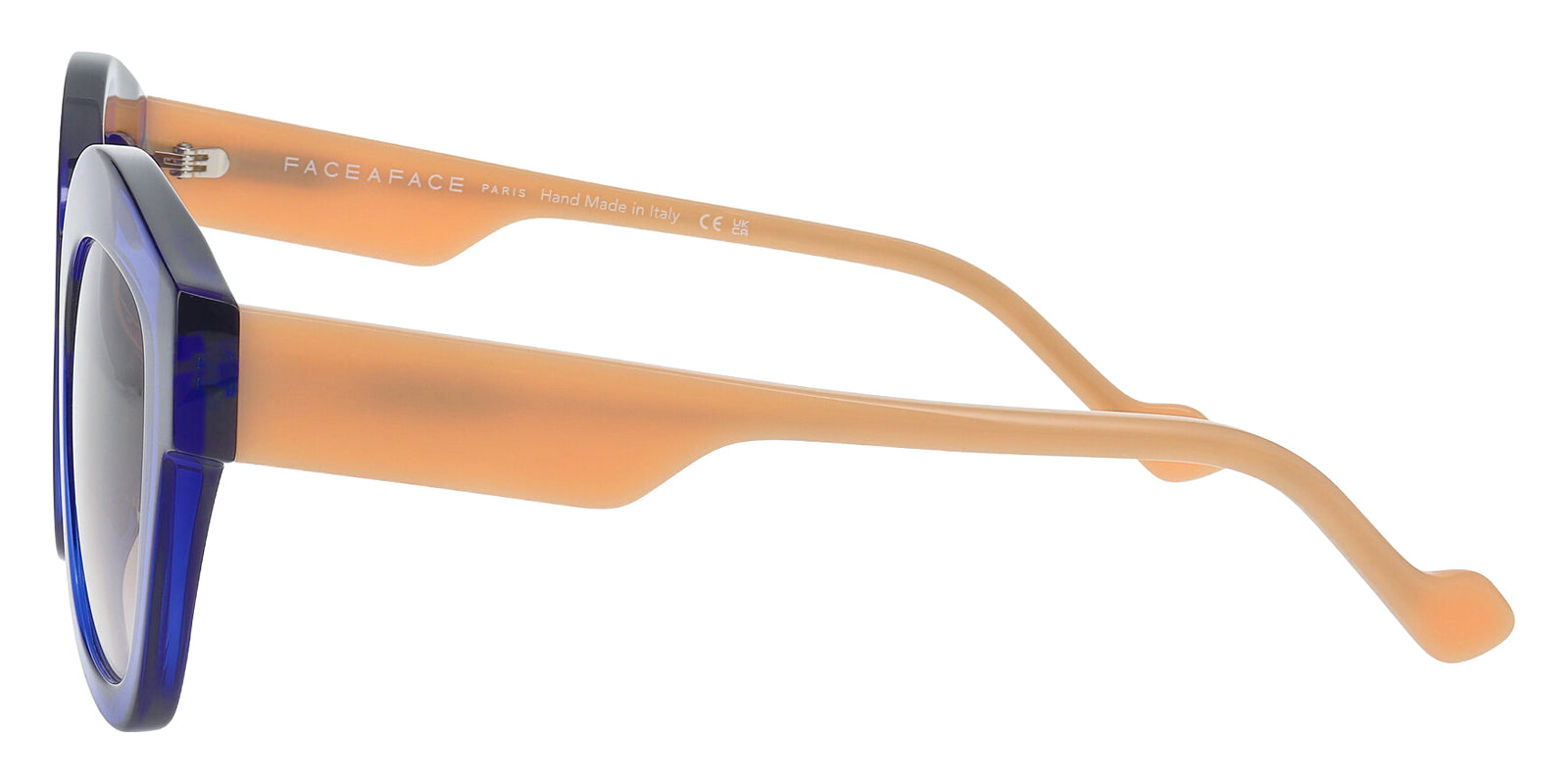 Face a Face® FLOW 2 Sunglasses - 1682 - ULTRA BLUE TRANSPARENT