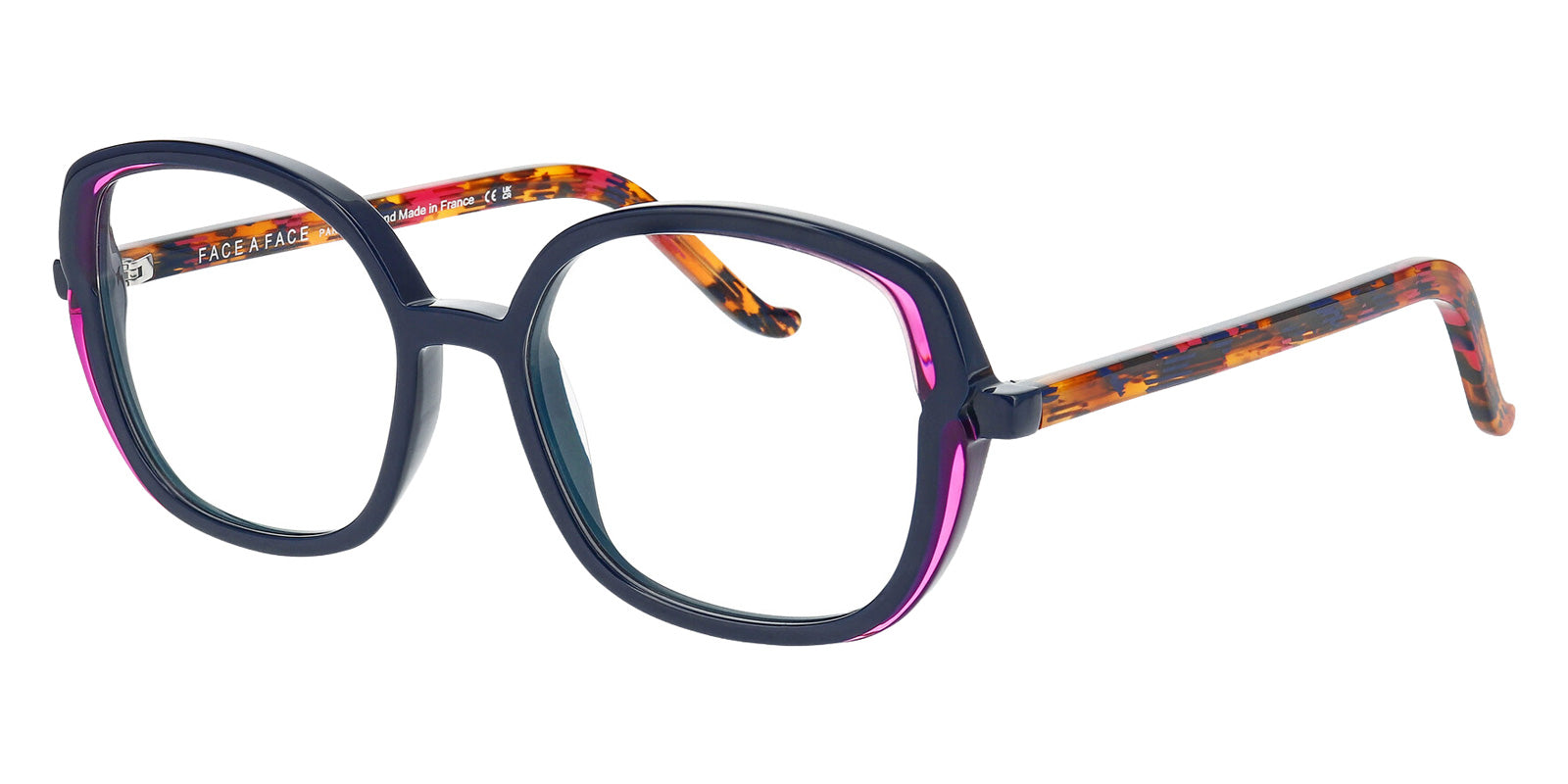 Face a Face® FOLLOW 2 FAF FOLLOW 2 1575 51 - Blue Purple Opaque Eyeglasses