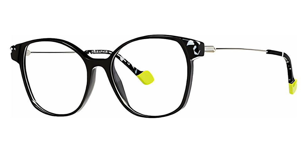 Face A Face® FREEZ 2 FAF FREEZ 2 6513 52 - Black and White Granite (6513) Eyeglasses