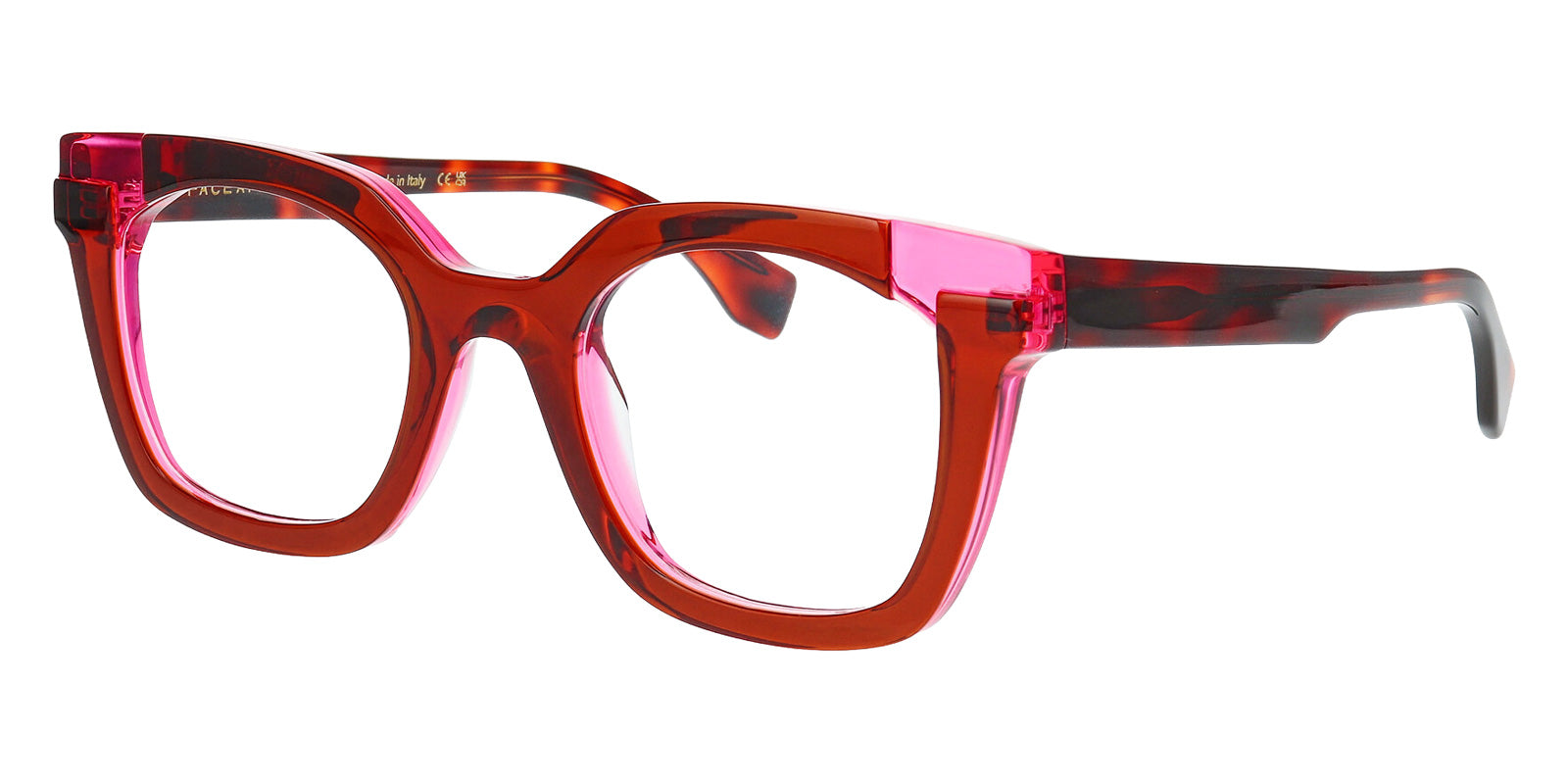 Face a Face® FRIDAY 2 FAF FRIDAY 2 2692 50 - Transparent Caramel On Neon Pink 10-70 Eyeglasses