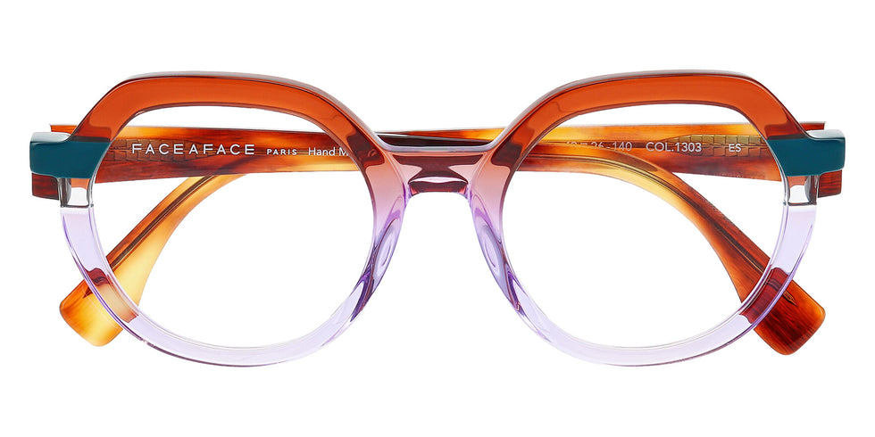 Face a Face® FUTUR 1 FAF FUTUR 1 1303 49 - Gradient Perry Brown Eyeglasses