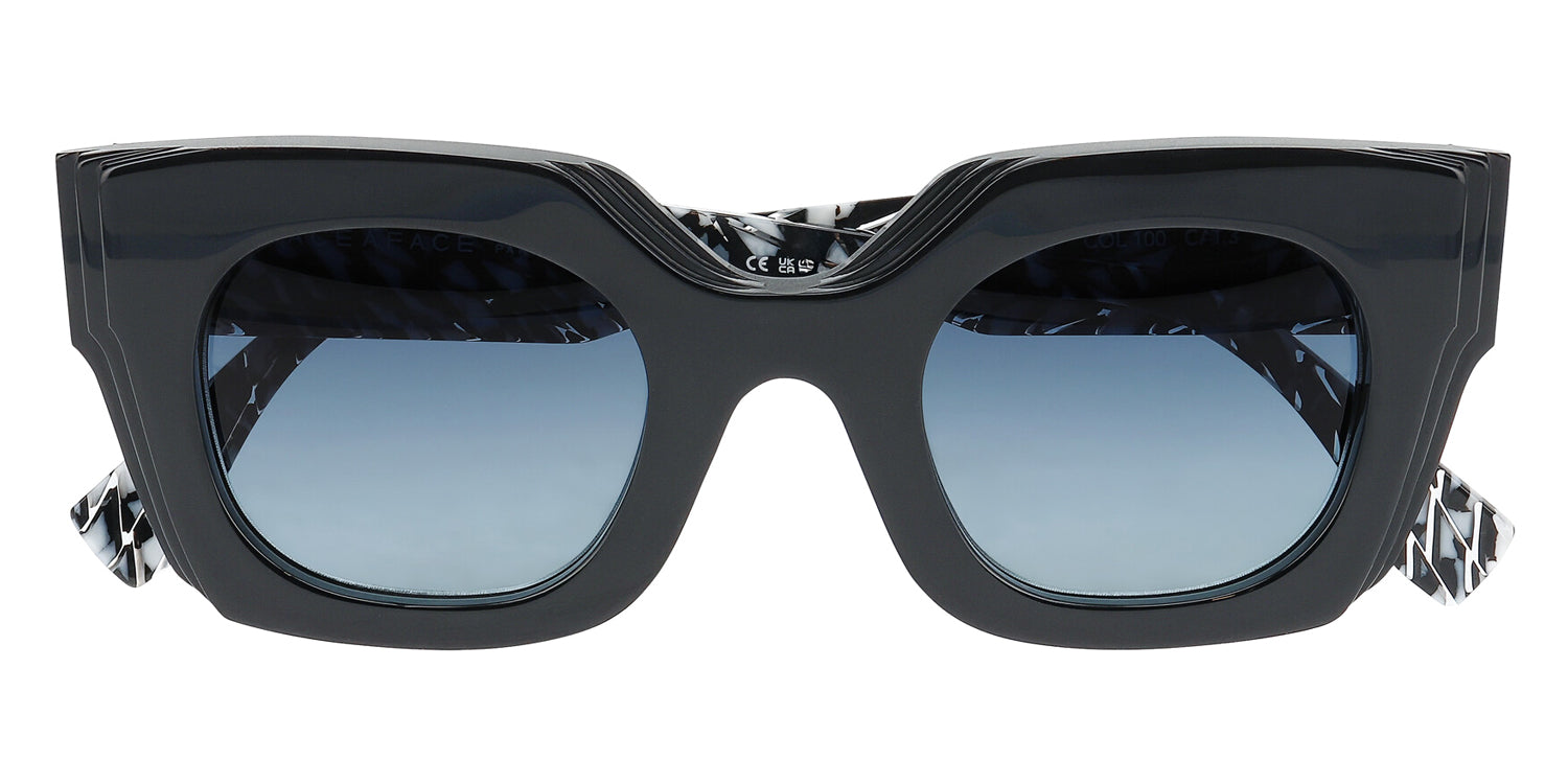 Face A Face® GLITCH 1 FAF GLITCH 1 0100 46 - Black (100) Sunglasses