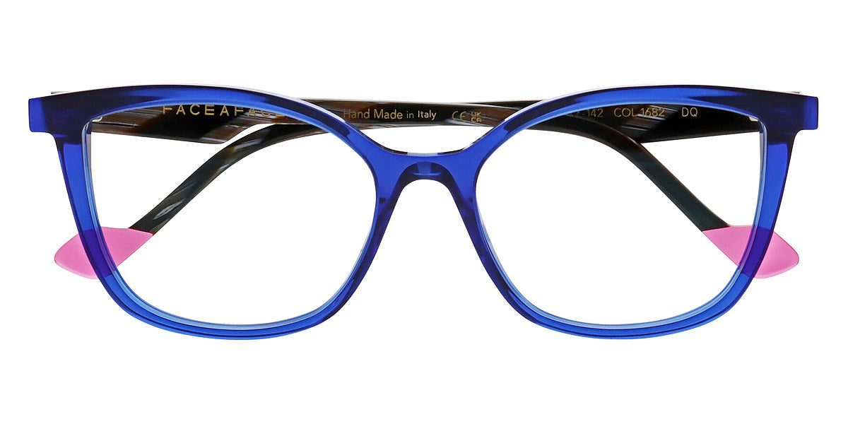 Face A Face® HANNA 3 FAF HANNA 3 1682 54 - Ultra Blue Transparent (1682) Eyeglasses