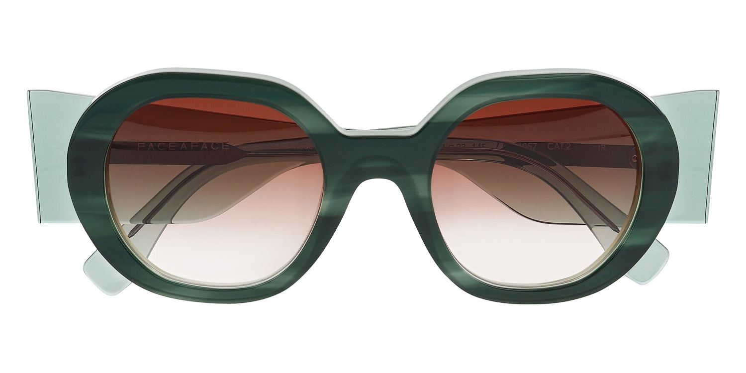 Face A Face® HYPNO 1 FAF HYPNO 1 4057 51 - Tortoise Green Irisé (4057) Sunglasses