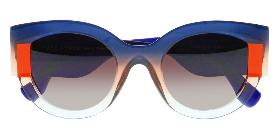 Face A Face® KAKEMO 1 FAF KAKEMO 1 4176 49 - Gradient Blue Brown Sky (4176) Sunglasses