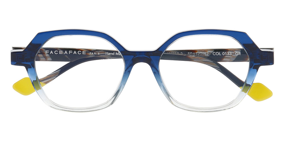 Face A Face® KANJI 3 FAF KANJI 3 0133 50 - Blue Cobalt Gradient (133) Eyeglasses