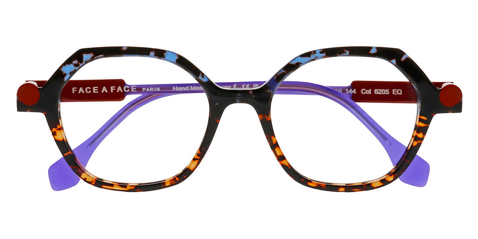 Face A Face® KYOTO 2 FAF KYOTO 2 6205 50 - Blue Orange Gradient Tortoise (6205) Eyeglasses