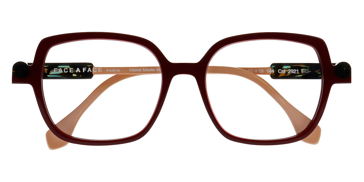 Face A Face® KYOTO 3 FAF KYOTO 3 2921 53 - Bordeaux Crystal Top (2921) Eyeglasses