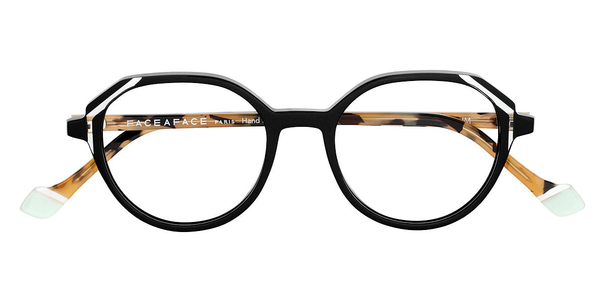Face A Face® MAZES 1 FAF MAZES 1 100 47 - Black (100) Eyeglasses
