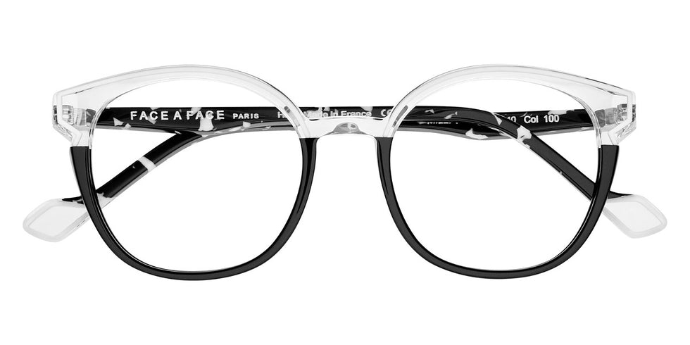 Face A Face® MILLI 1 FAF MILLI 1 100 49 - Black (100) Eyeglasses