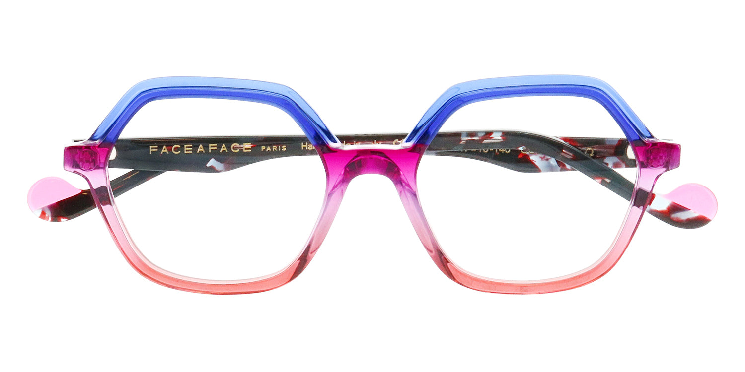 Face A Face® NIJJI 1 FAF NIJJI 1 1682 49 - Ultra Blue Transparent (1682) Eyeglasses