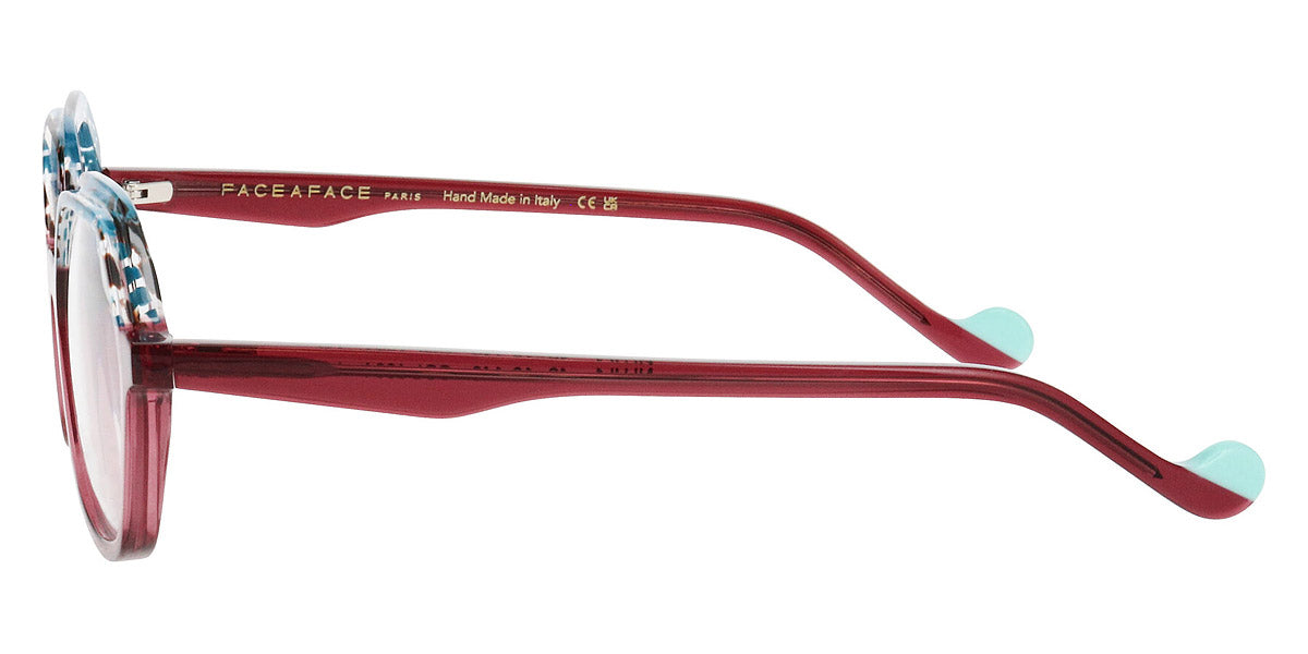 Face A Face® NIJJI 1 FAF NIJJI 1 6304 49 - Turquoise Line Brown Pixel (6304) Eyeglasses