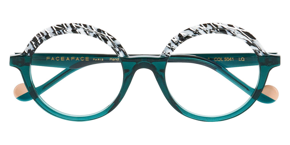 Face A Face® NIJJI 2 FAF NIJJI 2 5041 50 - Black and White Mosaic (5041) Eyeglasses