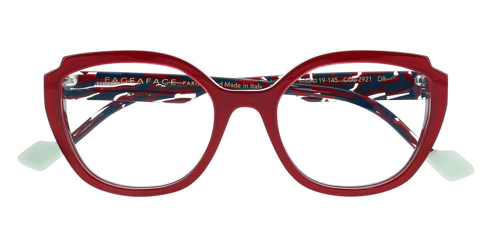 Face A Face® NOOKS 1 FAF NOOKS 1 2921 52 - Bordeau Crystal Top (2921) Eyeglasses