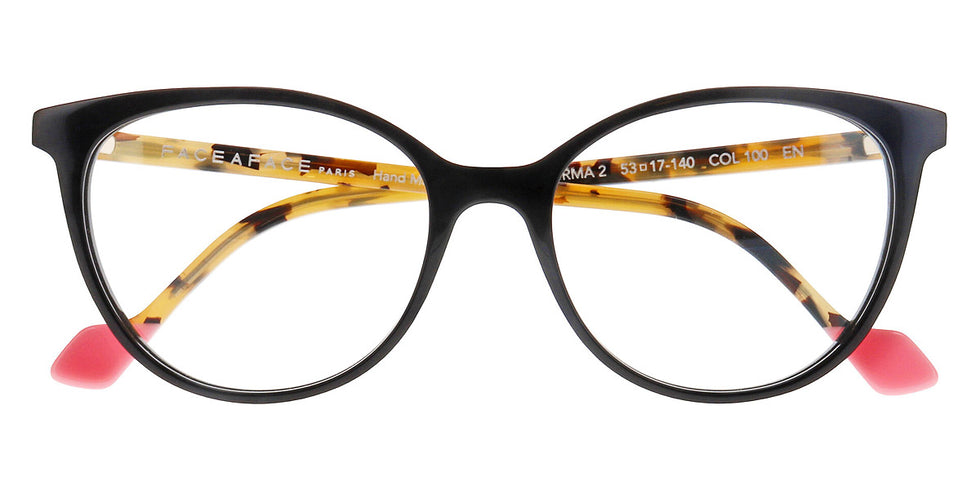 Face A Face® NORMA 2 FAF NORMA 2 100 53 - Black (100) Eyeglasses