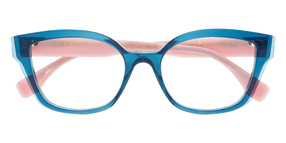 Face A Face® OFFSET 1 FAF OFFSET 1 3207 52 - Grey Blue Petrol Transparent (3207) Eyeglasses