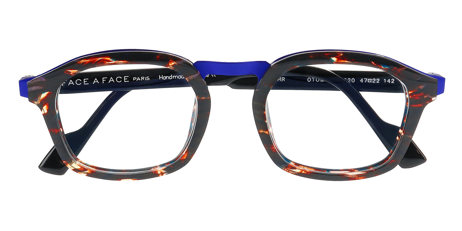Face A Face® OTOMO 1 FAF OTOMO 1 9620 47 - Matt Flashy Blue (9620) Eyeglasses