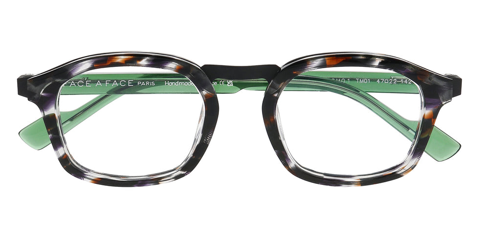 Face A Face® OTOMO 1 FAF OTOMO 1 TM01 47 - Ultra Matt Black (TM01) Eyeglasses