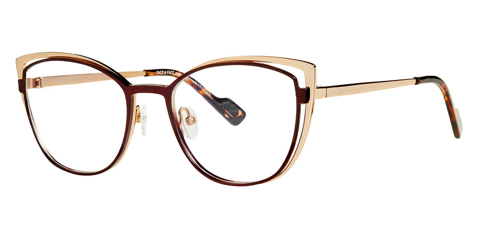Face A Face® PULSE 1 FAF PULSE 1 9122 50 - Dark Aubergine Violet (9122) Eyeglasses