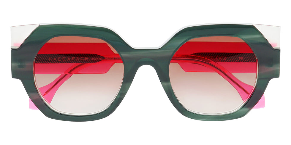 Face A Face® SCREEN 2 FAF SCREEN 2 4057 49 - Tortoise Green Irisé (4057) Sunglasses
