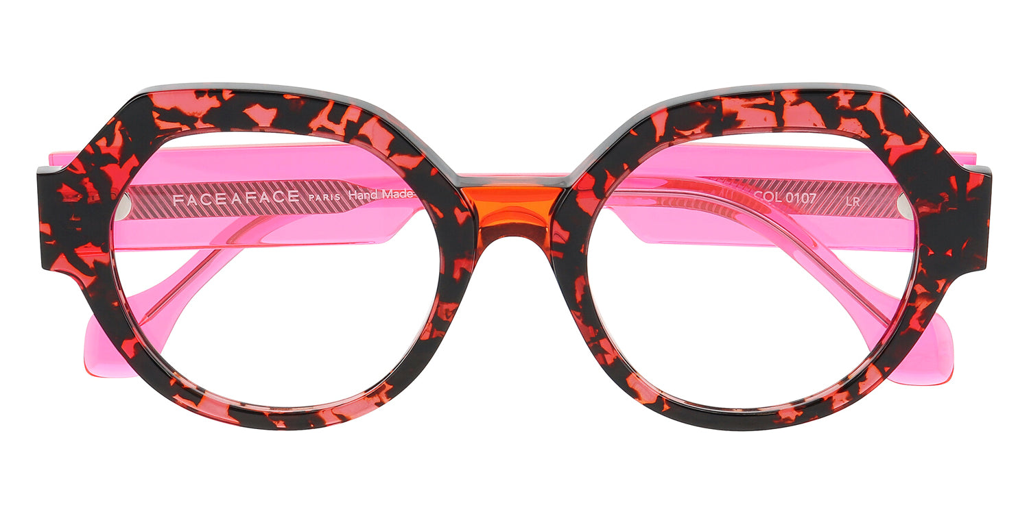 Face A Face® TIES 2 FAF TIES 2 0107 51 - Cassis Tortoise (107) Eyeglasses