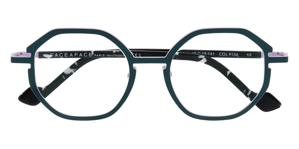 Face A Face® TWILL 1 FAF TWILL 1 9134 48 - Matt Prussian Blue (9134) Eyeglasses