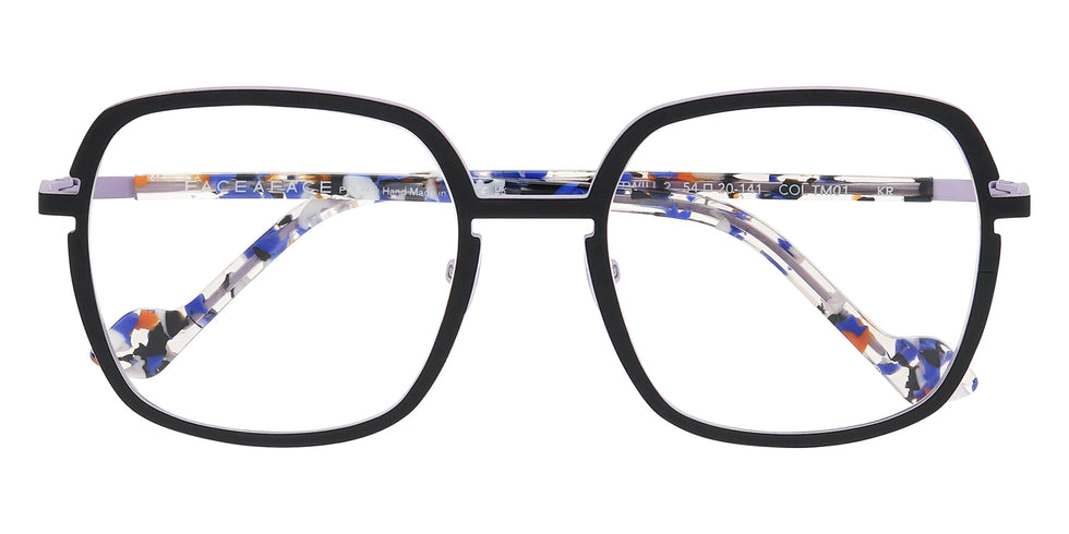 Face A Face® TWILL 2 FAF TWILL 2 TM01 54 - Ultra Matt Black (TM01) Eyeglasses