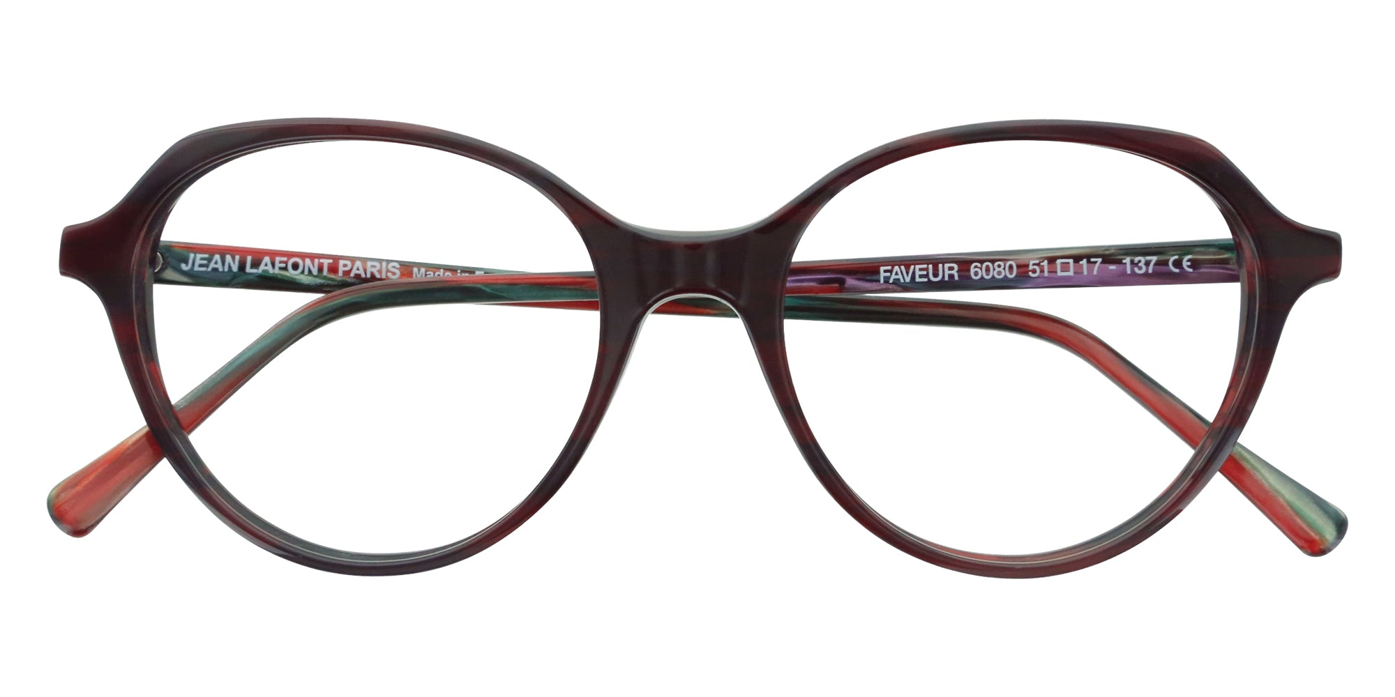 Lafont® FAVEUR FAVEUR 6080 51 - Purple - 6080 Eyeglasses