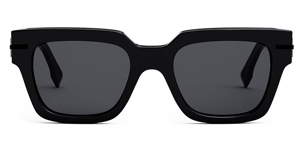 Fendi® FE40078I FEN FE40078I 01A 51 - Shiny Black / Smoke Sunglasses