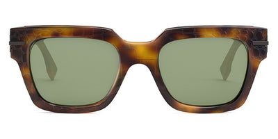 Fendi® FE40078I FEN FE40078I 52N 51 - Shiny Classic Havana/Crocodile Laser / Green Sunglasses