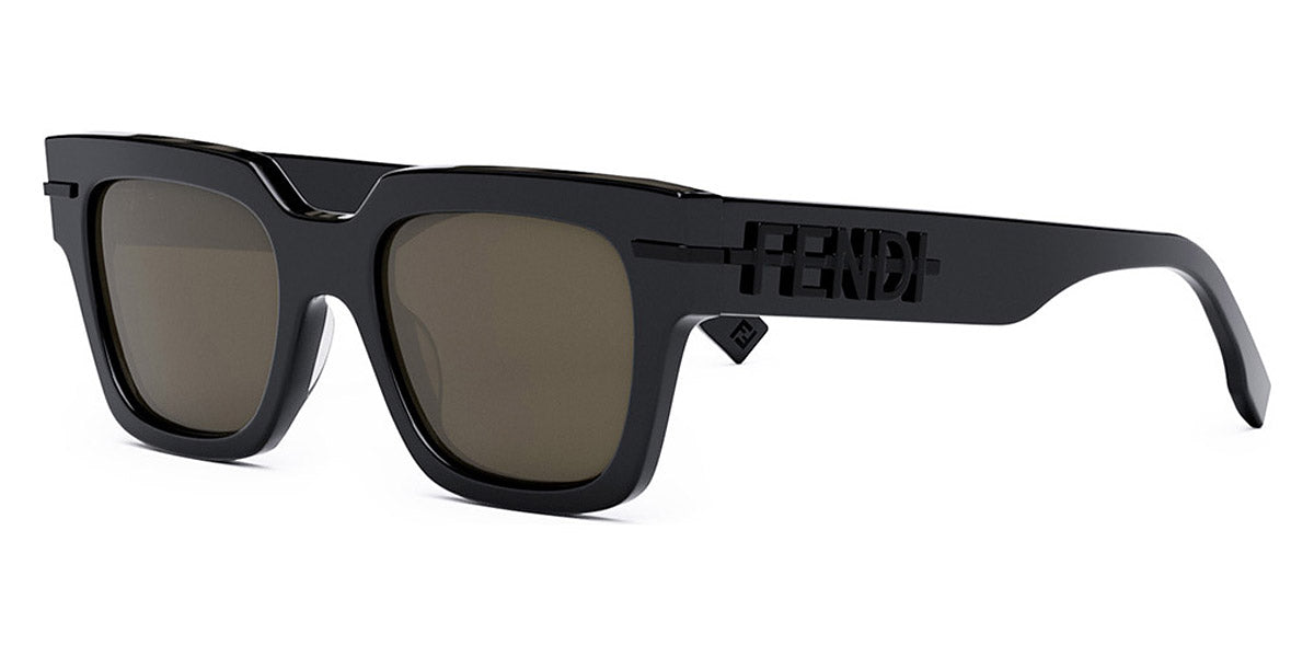 Fendi® FE40078I FEN FE40078I 90J 51 - Shiny Solid Blue / Roviex Sunglasses