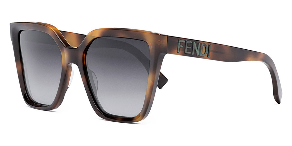 Fendi® FE40086I FEN FE40086I 53B 55 - Shiny Classic Havana / Purple Sunglasses