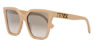 Fendi® FE40086I FEN FE40086I 72F 55 - Shiny Solid Pink / Brown Sunglasses