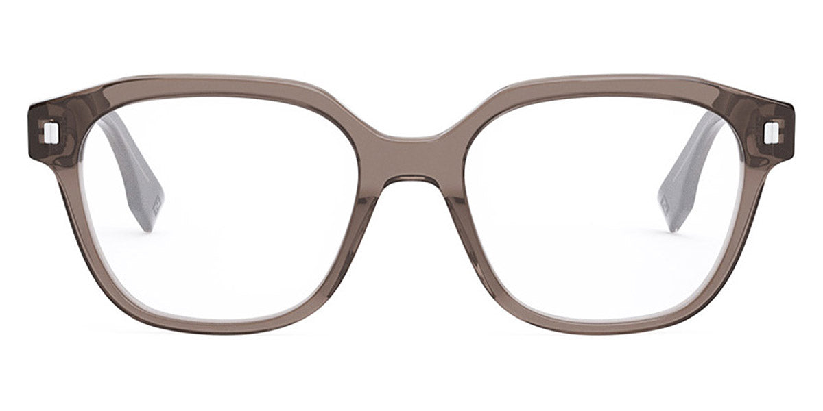 Fendi® FE50048I FEN FE50048I 050 53 - Shiny Transparent Brown Eyeglasses
